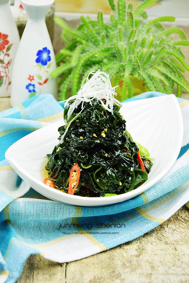 美味的长寿菜—凉拌裙带菜