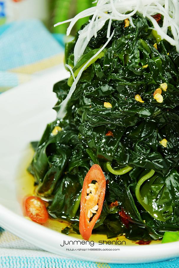 美味的长寿菜—凉拌裙带菜