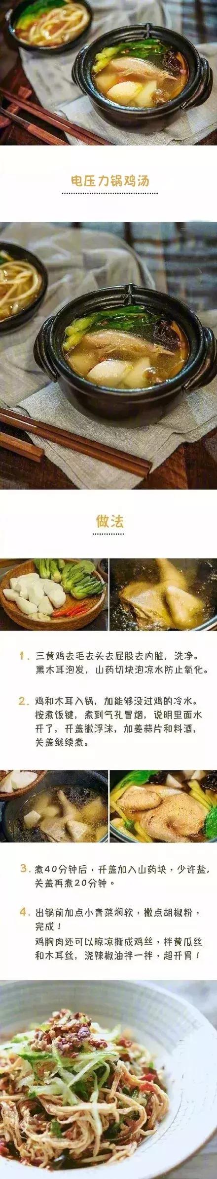 懒人食谱丨一口电压力锅烹制的9款美味