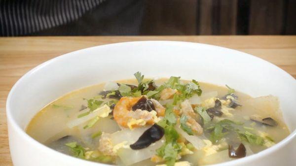 海米冬瓜汤 | 鲜味十足！步骤简单！十分钟得到一碗瘦身好汤