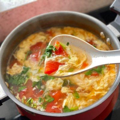 超低热量清爽西红柿鸡蛋汤
