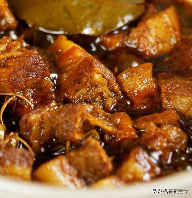 中国美食：香而不腻的茶香红烧肉，妈妈我还能再吃一碗饭