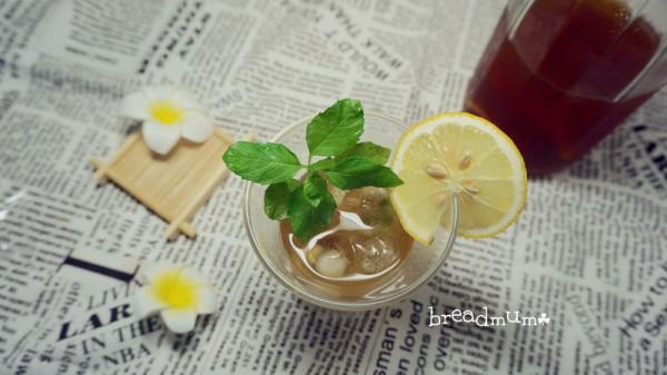 #夏日时光#柠檬薄荷冰红茶-夏日解暑圣品